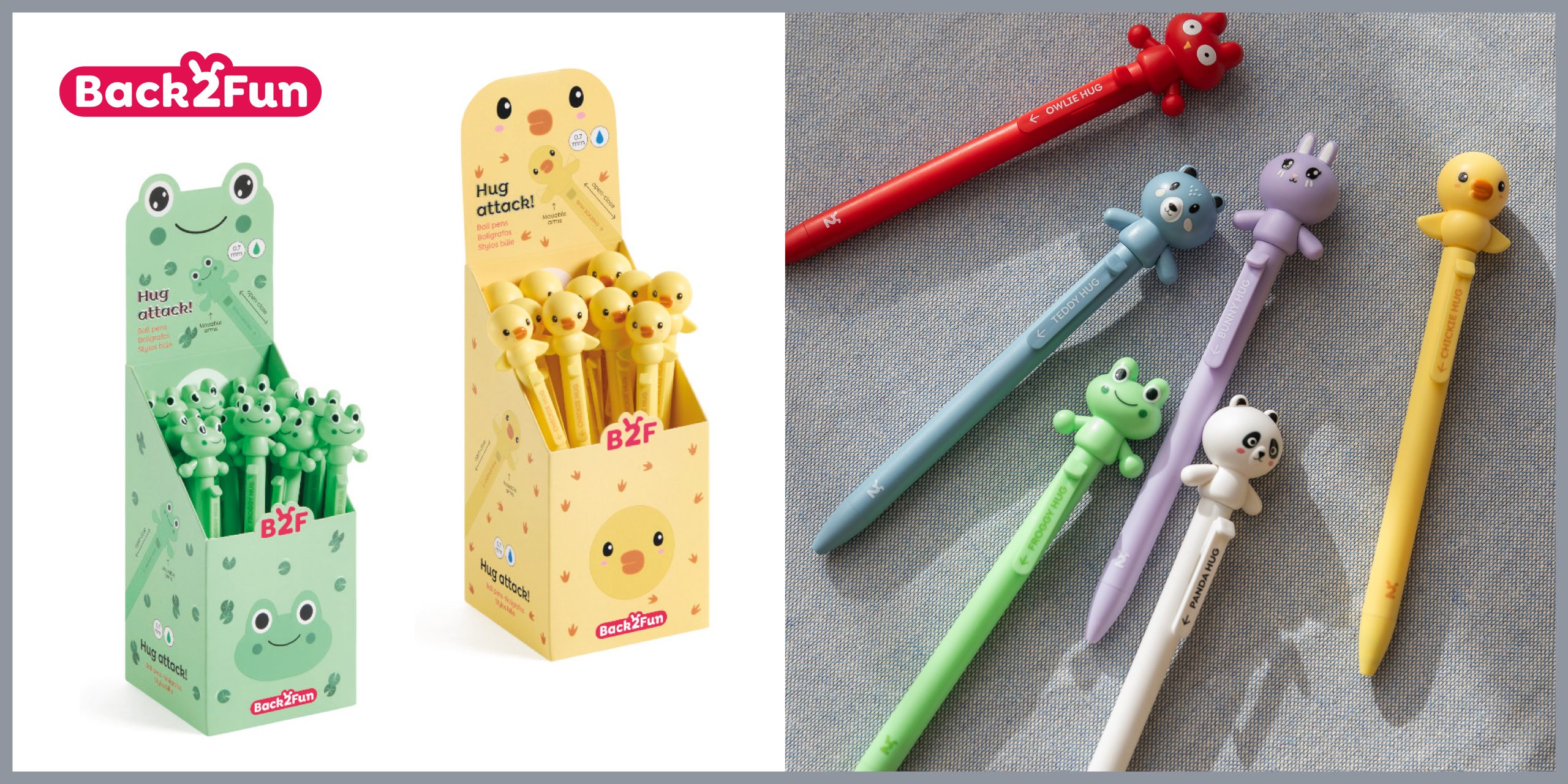 Back2Fun, un abbraccio a ogni click con le penne “Hug Attack!”